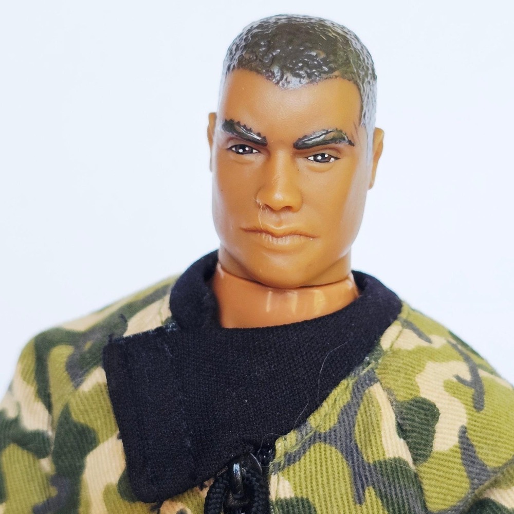 1999 Lanard The Ultra Corps Action Figure 12" Camo Soldier Flight Suit Helmet